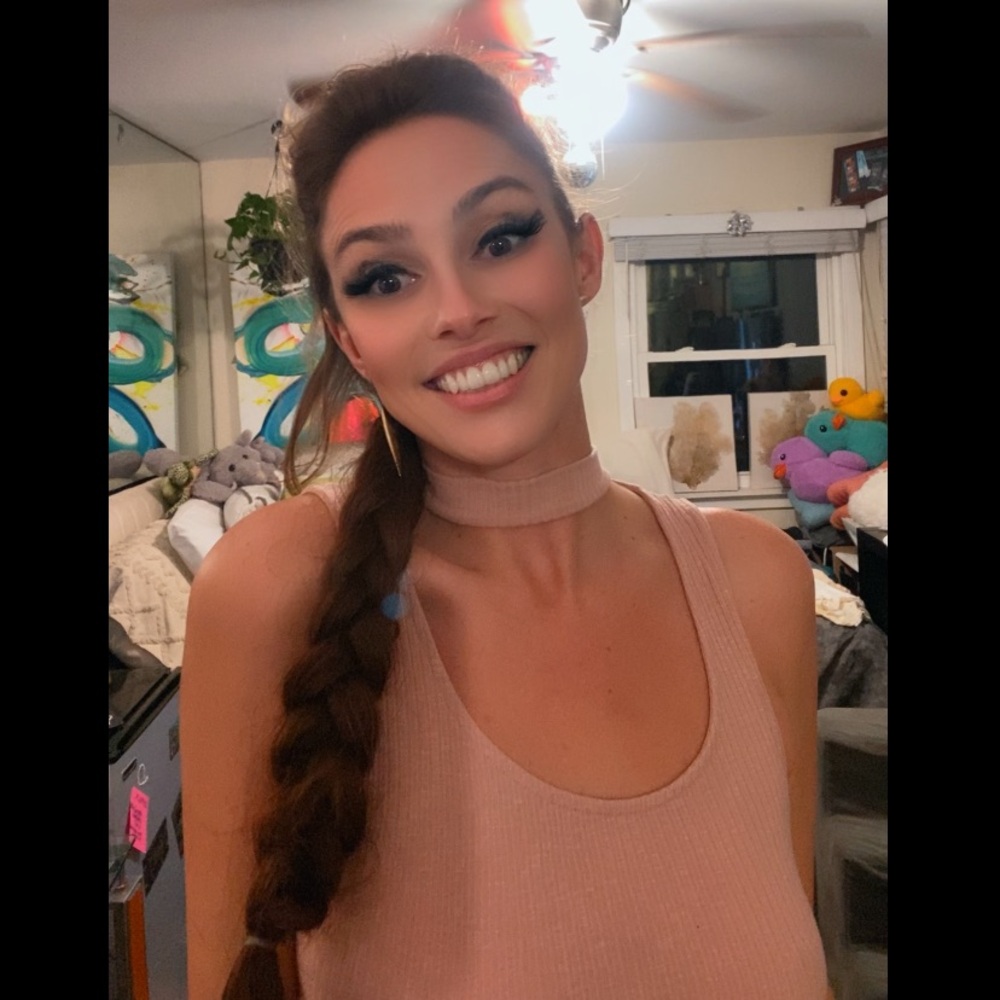 Natural Neutral Light Pink/Beige/Nude Choker Crop Top - Picture 4 of 10